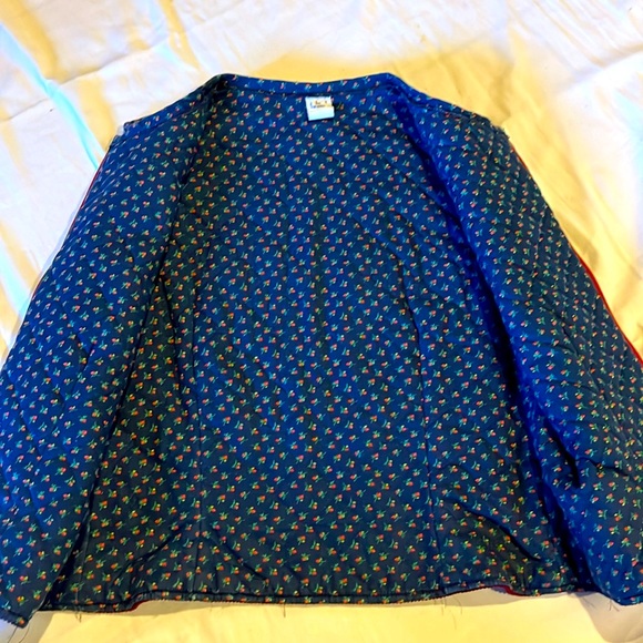 Vintage Corduroy/Calico Heart‎ Vest - Picture 5 of 6